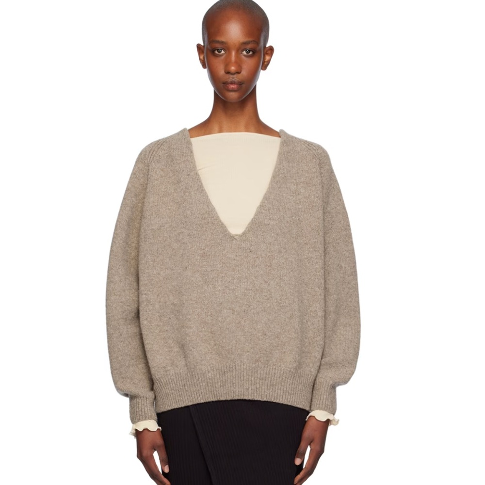 BASERANGE Taupe Soar Sweater